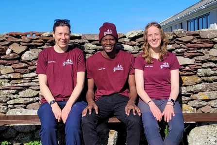 Skokholm Island volunteers. 