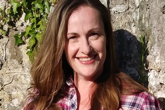 Sarah Kessell outside. 