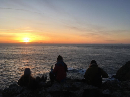 Ella, Skomer volunteer