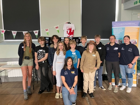 Youth Forum and Marine Conservation Staff At Documentary Premiere in New Quay